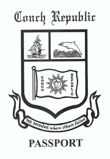 CONCH REPUBLIC PASSPORT CONCH REPUBLIC WE SECEDED WHERE OTHERS FAILED trademark