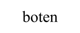 BOTEN trademark