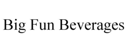 BIG FUN BEVERAGES trademark