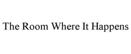 THE ROOM WHERE IT HAPPENS trademark