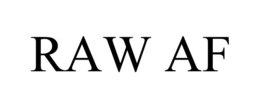 RAW AF trademark
