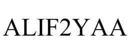 ALIF2YAA trademark