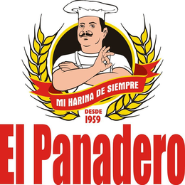 EL PANADERO MI HARINA DE SIEMPRE' DESDE 1959 trademark