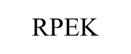RPEK trademark