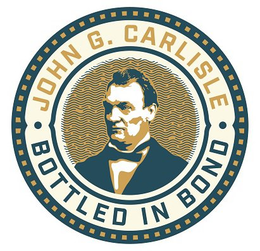 JOHN G. CARLISLE BOTTLED IN BOND trademark