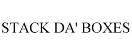 STACK DA' BOXES trademark