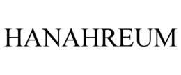 HANAHREUM trademark