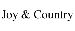 JOY & COUNTRY trademark