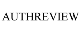 AUTHREVIEW trademark