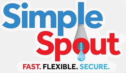 SIMPLE SPOUT FAST. FLEXIBLE. SECURE. trademark