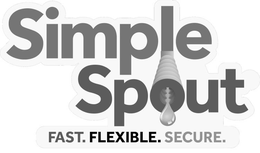 SIMPLE SPOUT FAST. FLEXIBLE. SECURE. trademark
