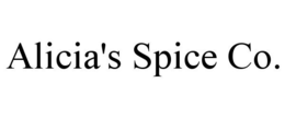 ALICIA'S SPICE CO. trademark