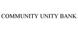 COMMUNITY UNITY BANK trademark
