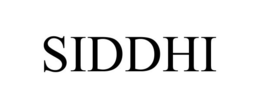 SIDDHI trademark