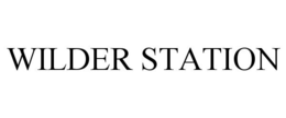 WILDER STATION trademark