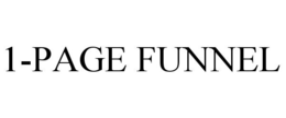 1-PAGE FUNNEL trademark