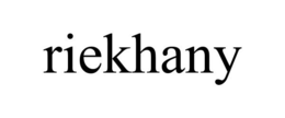 RIEKHANY trademark