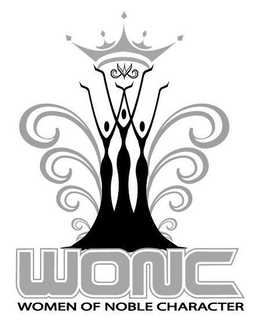 WONC WOMEN OF NOBLE CHARACTER trademark