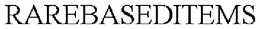 RAREBASEDITEMS trademark