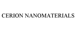 CERION NANOMATERIALS trademark