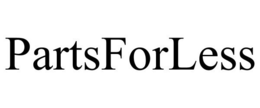 PARTSFORLESS trademark