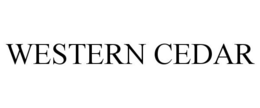 WESTERN CEDAR trademark