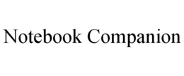 NOTEBOOK COMPANION trademark