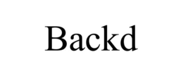 BACKD trademark