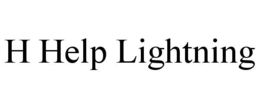 H HELP LIGHTNING trademark