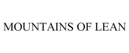 MOUNTAINS OF LEAN trademark