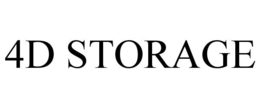4D STORAGE trademark