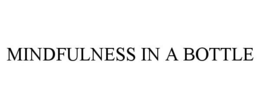 MINDFULNESS IN A BOTTLE trademark