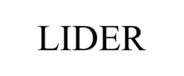 LIDER trademark