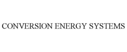 CONVERSION ENERGY SYSTEMS trademark