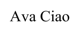 AVA CIAO trademark