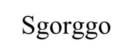 SGORGGO trademark