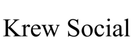 KREW SOCIAL trademark