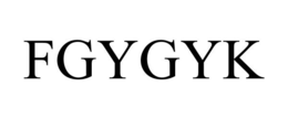 FGYGYK trademark