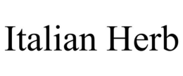 ITALIAN HERB trademark
