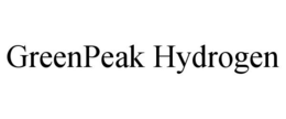 GREENPEAK HYDROGEN trademark