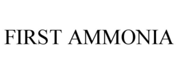 FIRST AMMONIA trademark