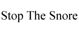 STOP THE SNORE trademark