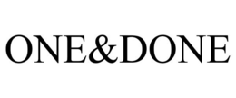 ONE&DONE trademark