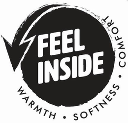 FEEL INSIDE WARMTH SOFTNESS COMFORT trademark