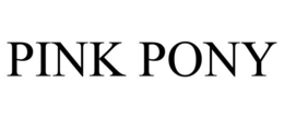 PINK PONY trademark