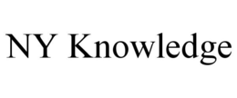NY KNOWLEDGE trademark