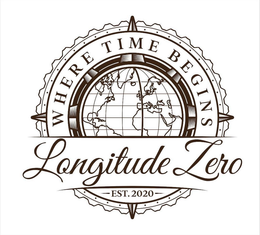 WHERE TIME BEGINS LONGITUDE ZERO EST. 2020 trademark
