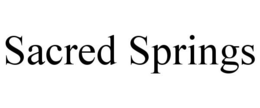 SACRED SPRINGS trademark