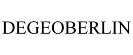 DEGEOBERLIN trademark