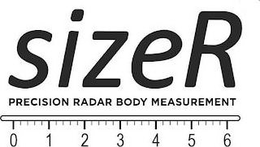 SIZER PRECISION RADAR BODY MEASUREMENT trademark